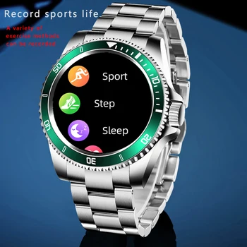 LIGE ir 2021. Jaunu Smart Skatīties Vīrieši ar skārienekrānu Sports Fitness Watch IP68 Ūdensnecaurlaidīga Bluetooth Android, ios smartwatch Mens