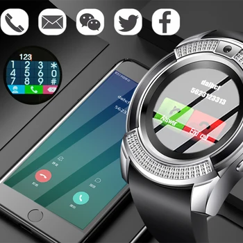 LIGE Jaunu modes Smart Skatīties Vīriešu Skatīties Atbalstu Kameru, Bluetooth SIM Kartes TF Kartes Smartwatch Android, ios Pāris Skatīties + Kaste