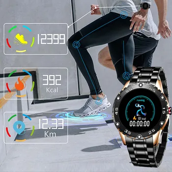 LIGE Smart Skatīties Vīrieši smartwatch Sieviešu ūdensizturīgs Sporta Fitnesa tracker sirdsdarbība sphygmomanometer Pedometrs Android, ios