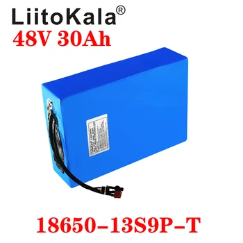 LiitoKala 18650 48V 20AH 30ah 15ah 12ah 25ah lielas jaudas Elektrisko Velosipēdu Akumulatora E-bike Akumulatora 48V 18650 Litija Akumulators ar BMS