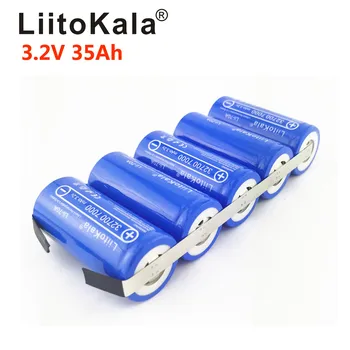 LiitoKala 3.2 V LiFePO4 32700 Akumulatora 14Ah 21ah 28ah 35ah 24Ah Nepārtraukta Novadīšana Maksimālais 55A Augstas jaudas akumulators+Niķeļa plāksnēm,