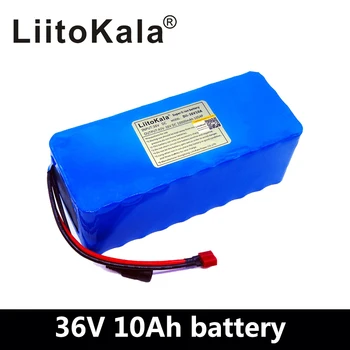 LiitoKala 36V 10ah 500W 18650 litija akumulators 36V 8AH Elektrisko velosipēdu akumulatoru ar PVC lietas par elektrisko velosipēdu