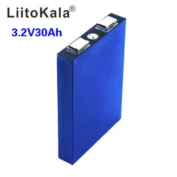 LiitoKala LiFePo4 3.2 V 30AH 5C baterija litija bateria par diy 12V lifepo4 e-velosipēds e scooter riteņu krēslu AGV auto Golfa ratiņi