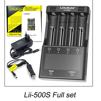Liitokala Lii-500 Lii-PD4 Lii-S6 Lii-500S 18650 21700 26650 AA AAA par 18350 18500 16340 17500 25500 10440 17350 akumulatora Lādētājs