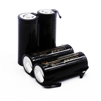 LiitoKala lii-50A-N 26650 5000mah litija akumulators 3,7 V 5000mAh uzlādējams akumulators piemērots flashligh+DIY Niķeļa