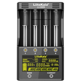 Liitokala Lii-PD4 Lii-S2 Lii-S4 Lii-500S 18650 Litija akumulatoru lādētāju, 3,7 V 21700 26650 25500 18500 20700 14500 16340 AA Baterijas