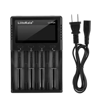 LiitoKala Lii-PD4 MUMS/ES Akumulatora Lādētājs LCD Displejs Lādētāja Plates uz 18650 26650 21700 3,7 V/3.2 V/1.2 V/3.8 V Litija, NiMH Baterija