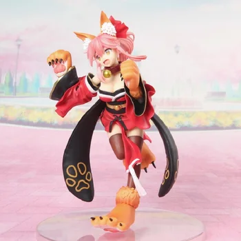 Liktenis Grand Lai Tamamo nav Mae Kaķu Meitene PVC Darbības Rādītāji rotaļlietas Anime Seksīga Meitene Statuja skaitļi Pieaugušo Kolekcijas Modeļu Lelle Dāvanu