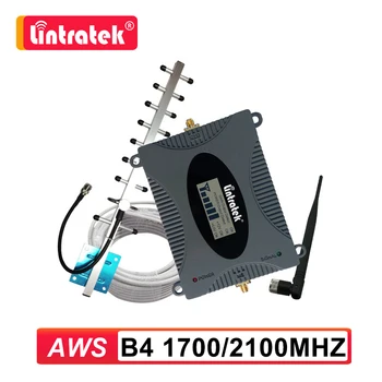 Lintratek repeater 1700mhz AWS 1900 3g 4g pastiprinātājs umts mobilo sakaru signāla pastiprinātājs yagi antena 10m komplekts balss zvanu un datu #8