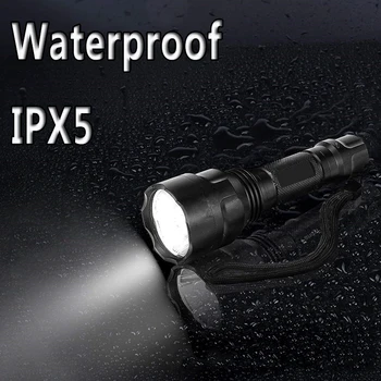 Litwod Z20 LED Lukturīti Lāpu C8 5 Režīmā XML L2 T6 Q5 Augstas Jaudas Spuldzes Gaismas Super Spilgti Portatīvās Led Gaismas Kempings zvejas