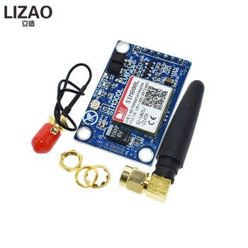 LIZAO SIM800L V2.0-5V, Bezvadu GSM GPRS MODULIS Quad-Band W/ Antenas Kabeli Klp