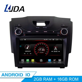 LJDA 2 Din 8 collu Android 10 CHEVROLET S10 Trailblazer LT Colorado LTZ Četrkodolu GPS Navi Multivides Spogulis saites, WIFI Audio