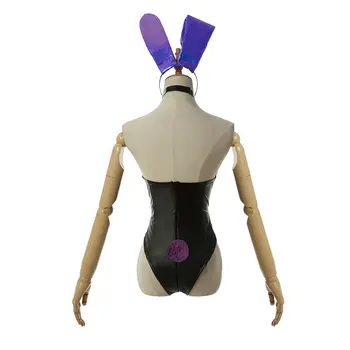 LOL KDA VISU ĀRĀ Evelynn Cosplay Kostīmu Bunny Girl Bodysuit Tērpos Jumpsuit