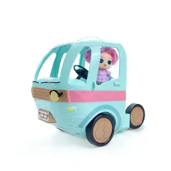 LOL Pārsteigums, Lelle, Rotaļlieta, Tūristu Automašīnas Stacijas Vagonu OMG Pārsteigums Lodziņā Vitrīna DIY Autobusu Rīcības attēls Dāvanu Meitene, Rotaļlietas, Bērnu Dzimšanas dienu
