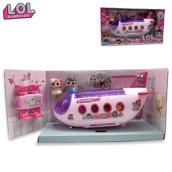 LOL Pārsteigums Lelle Sākotnējā lols lelles Pārsteigums Lidmašīnas Rotaļlietas, Anime Figūras Plaknē Modelis Kolekcija DIY Dzimšanas dienas Dāvanas Meitenei