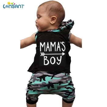LONSANT Infant Baby Boy Vasaras Apģērbs, Apģērbs, T-krekls topi+šorti 2gab Komplekti Jaundzimušo Bērnu Zēnu Drēbes 1 Dzimšanas diena Komplekti, N30