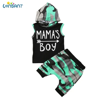 LONSANT Infant Baby Boy Vasaras Apģērbs, Apģērbs, T-krekls topi+šorti 2gab Komplekti Jaundzimušo Bērnu Zēnu Drēbes 1 Dzimšanas diena Komplekti, N30