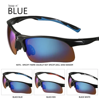 Loop ' n ' blue saulesbrilles Zīmolu Dizains, stilīgas Saules brilles Vīriešu Modes Anti zilā gaisma sporta Vīriešu tālu braukt, Saules Brilles