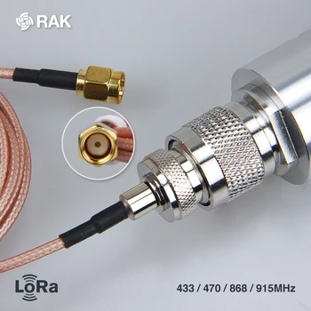 LoRa Vārti Antenas 3dbi Maksimālā Peļņa Stikla Šķiedras Tīkla Antena ar SMA / iPEX RF Pievienojiet Kabeli 433/470/868/915 MHz Q249