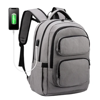 LOVEVOOK Sieviešu mugursoma daudzfunkcionālai somas portatīvo datoru mugursomas unisex USB Maksas audekls anti-thieft mugursomas skolai/ceļojumu