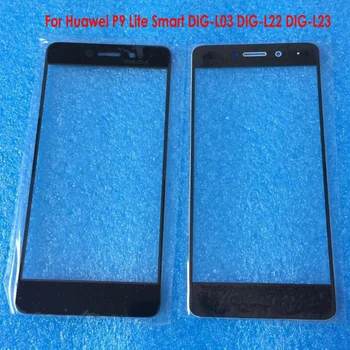 LTPro Jaunā Priekšējā Paneļa Ārējā Stikla Lēcu Remonts Touch Ekrāns Huawei P9 Lite Smart DIG-L03 DIG-L22 DIG-L 23 Tālrunis Nomaiņa