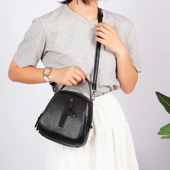 Luksusa dizaineru dāmas plecu messenger bag mini soma soft PU ādas sieviešu soma 2020. gada vasarā jaunu dubultu rāvējslēdzēju somas