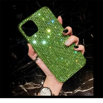 Luksusa Modes Spīdīgu Rhinestone Bling Crystal Diamond Case Cover For Samsung Galaxy Note 20 10 9 8 S20 Ultra S10E S10 S8 S9 Plus