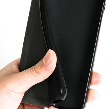 Luksusa PU Ādas Gadījumā AGM X2 Flip Case For AGM X2 SE Telefonu Gadījumā Mīksto TPU Silikona Vāciņu Atpakaļ