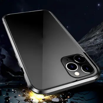 Luksusa Slim Alumīnija Bufera Lietu Vāku mobilo tālruni Gadījumā, Iphone Modes iPhone Pro Mini Bufera Promax 12 Lieta Y0D9