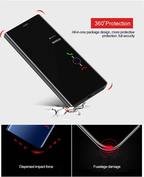 Luksusa Smart Mirror Telefonu Gadījumā Samsung Galaxy J2 J3 J5 J7 A3 A5 A7 Pro Ministru 2017 2016 Aizsardzības Aizmugurējo Vāciņu Gadījumā Coque