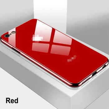 Luksusa Spogulis Apšuvuma Rūdīts Stikls Tālrunis Lietā Par iPhone 11 Pro Max Ultra Slim Cover iPhone XS Max XR X 7 8 6 6s Plus
