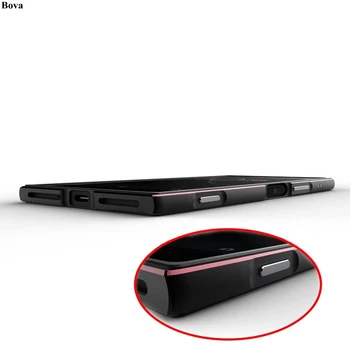 Luksusa Ultra Plānas triecienizturīgu Aizsardzības Gadījumā, Sony Xperia XZ1 G8342 alumīnija Bumper Case for Sony Xperia XZ1 5.2