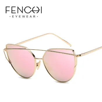 Luksusa White Pink Cat Eye Saulesbrilles Sieviešu 2019 Braukšanas Kvalitātes Zilā Slīpumu, Rose Gold Frame Saules Brilles Zonnebril Dames
