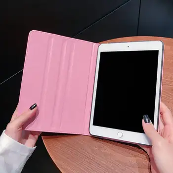 Luksusa Ādas Pārsegs Smart Tablet Case For Apple iPad Mini 1 2 3 Stāvēt Shell 7.9 collu Coque Mini1 Mini2 Mini3 Dzīvnieku Gudrs Fundas