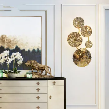 Luksusa īpašu Lotus modelis istabu eju gaismas dekorēšana dzīvojamā istaba fona sienas, kāpņu gultas spoguļa priekšā lampas