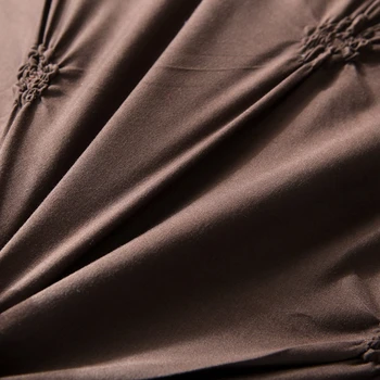 Luksusa Šķipsnu Plisēt Duvet Cover Black Gultas piederumi Set 3pcs Gultas Veļas Komplekts Bērniem Zēni Meitenes Mierinātājs Vāciņu, kas Ar Spilvendrāna