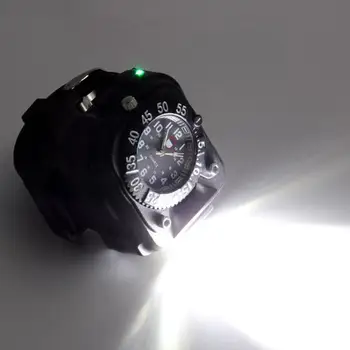 LumiParty LED Rokas pulksteni Lukturīti Lāpu Gaismas USB Uzlādes Rokas Modelis Taktiskās Uzlādējams Led Lukturīti
