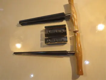 Luthier rīki,taisni, flauta, Čells, Peg Reamer & Skuveklis, Čellam Beigām pin skuveklis