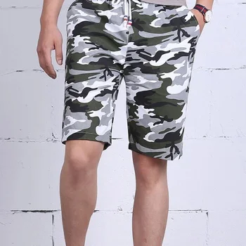 LUYZJZEN 2019 Vīriešu Bikses Kamuflāžas Gadījuma Militārā Bikses, Kokvilnas Zaudēt Armijas Īsās Bikses Vīriešu Homme Outwear Camo Apģērbs K154