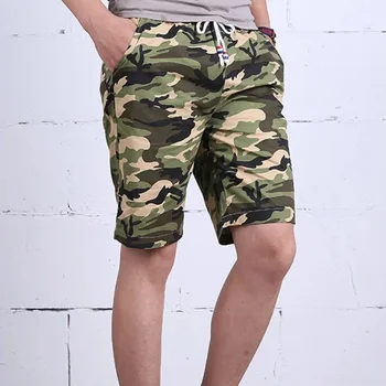 LUYZJZEN 2019 Vīriešu Bikses Kamuflāžas Gadījuma Militārā Bikses, Kokvilnas Zaudēt Armijas Īsās Bikses Vīriešu Homme Outwear Camo Apģērbs K154