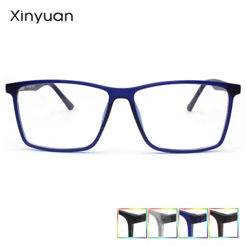 LV6031 Retro Brilles Notīrīt Brilles Rāmis Sievietēm, Vīriešiem Pārredzamu Lēcu Tuvredzība, Optiskās Brilles Lielizmēra Kvadrātveida Rāmis