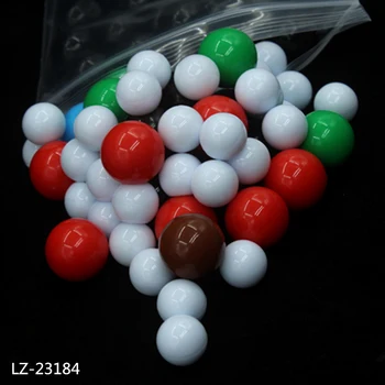 LZ-23184 molekulāro modelis 184pcs 23MM Bioloģiskās struktūras Modelis komplekti Ķīmijā Modelēšanas komplekts bērniem, bērnu PP Plastmasas materiāla