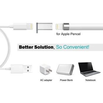 Lādētāja Adapteri USB Vīrietis Pagarināšanu Uzlādes Savienotājs Apple Zīmuli iPencil iPad Pro Pildspalvu Piederumi Sīkrīkus