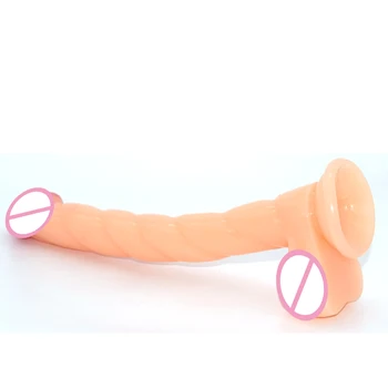 LŪKA 31cm Garš Dildo секс игрушки для взрослых piesūcekni Dick Masāža Stimulē Vaginālo Masturbācija Sievietei Reāli Dzimumlocekļa