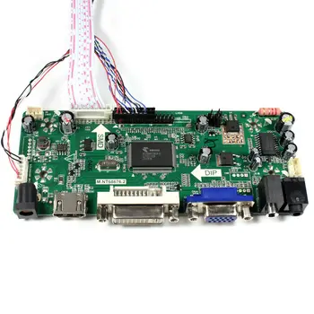 M. NT68676 Vadītāja Valdes Komplekts B173HW01 V3 B173HW01 V4 B173HW01 V5 HDMI+DVI+VGA LCD LED ekrānu Kontrolieris Valde