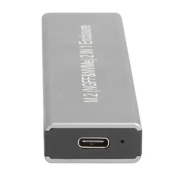 M2 SSD Gadījumā NVME Būra M. 2 USB Type C 3.1 SSD Adapter Dual signālu NVME PCIE NGFF SATA M/B Taustiņu SSD Disku Kastes SSD Gadījumā