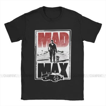 Mad Max T-Krekli Vīriešiem Fury Road Movie Karavīrs Tom Hardy Rīcības Sci Fi Braucot Automašīnas Kokvilnas t-veida, ar Īsām Piedurknēm T Krekli Izdrukāt