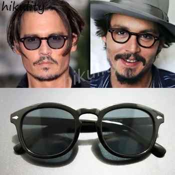Magic Adventure Johnny Depp Brilles Karību jūras Pirāti Tonēti Stikli Vīriešiem, Saules Brilles Vīriešu Sarkano Retro Saulesbrilles Vīriešiem