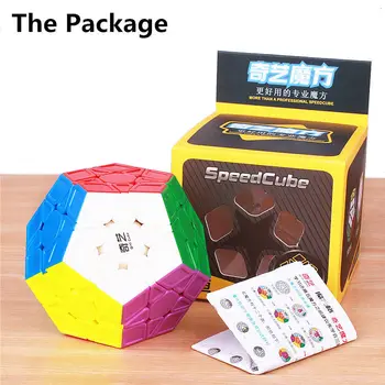 Magic Cube QiYi S Megaminx Ātrums Profesionālās 12 Pusēm Puzzle Cubo Magico Izglītojošas Rotaļlietas Bērniem Smadzeņu Ķircinātājs Puzzle Rotaļlietas