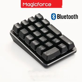 Magicforce Smart 21 Taustiņu 2.4 G Wireless/Bluetooth Mehāniska Ciparu Tastatūra Grāmatiņa,Desktop,Finanšu Grāmatvedības Bezvadu Tastatūra